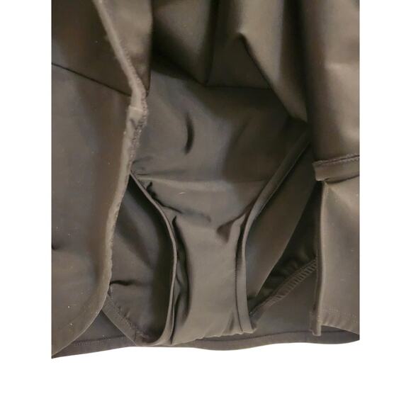 NWT Swim Solutions Bathing Suit Bottom Swim Skirt Thigh Minimizing Black 22 - Picture 6 of 8